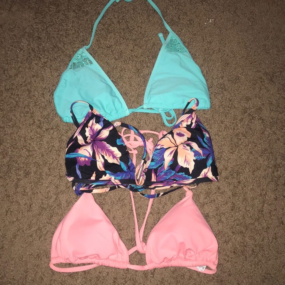 Large triangle bikini tops